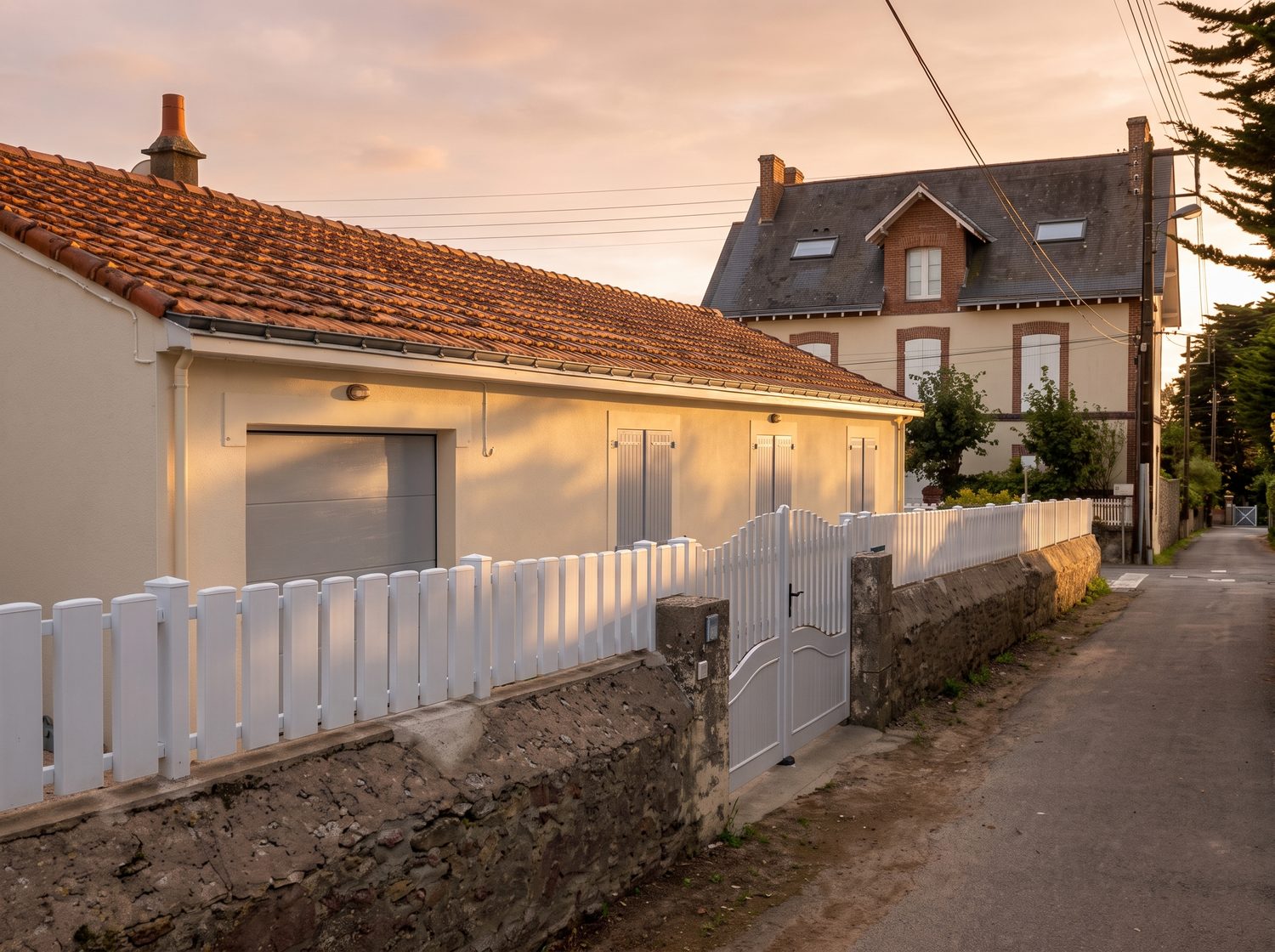 Ravalement de façade, clôture et portail