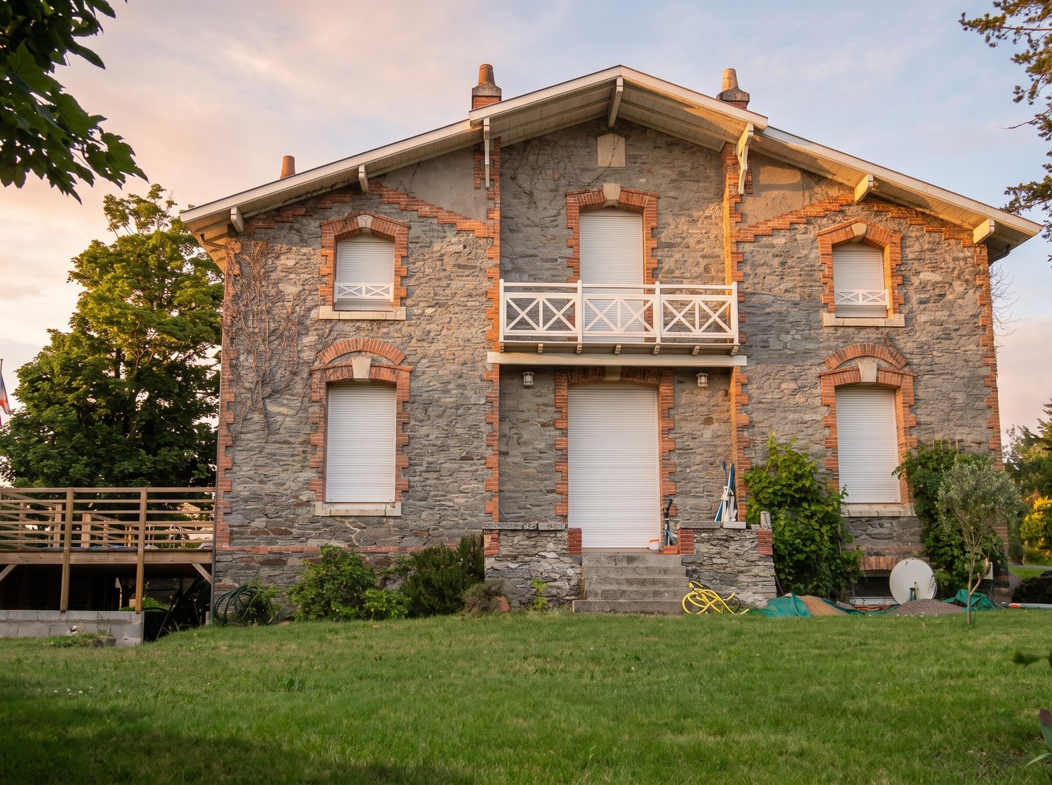 Maison en schiste restaurée
